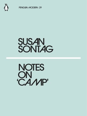 cover image of Notes on Camp